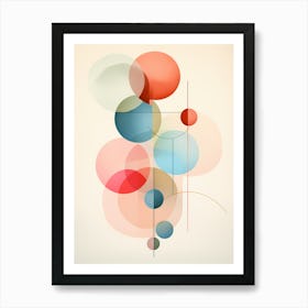 Abstract Circles 1 Art Print