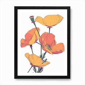 Poppies 131 Art Print