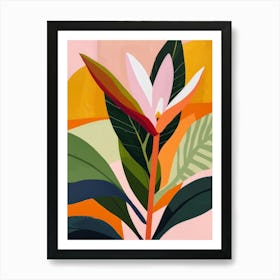 Flower In Bloom Art Print