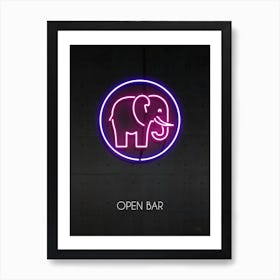 Open Bar Art Print