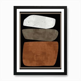 Three Pieces Of Stone Poster