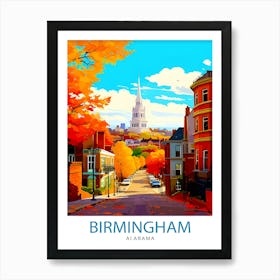 Birmingham Alabama Print Birmingham Wall Decor Birmingham Poster Birmingham Art Print Birmingham Wall Art Gift For Birmingham Art Print