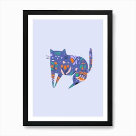 Matisse Cat Illustration Art Print