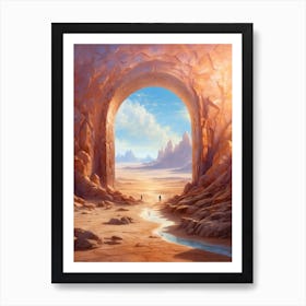 Archway In The Desert Art Print