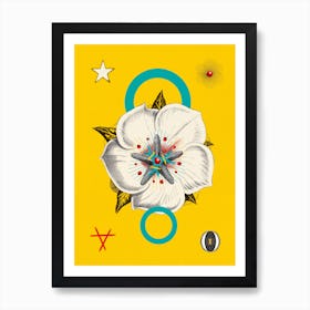 The Hypnotic Flower Tarot Card Art Print