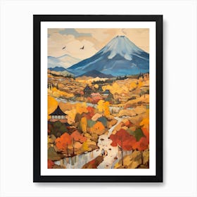 Mount Fuji Japan 2 Mountain Painting Art Print