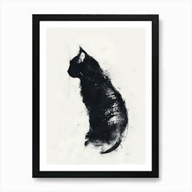 Cat Painting Art Print