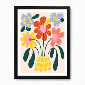 Flowers In A Vase 39 Art Print