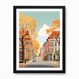 Berlin In Autumn Fall Travel Art 2 Art Print