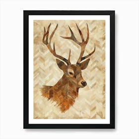 Deer Head 6 Art Print