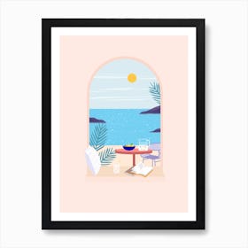 Mornings By The Sea Art Print