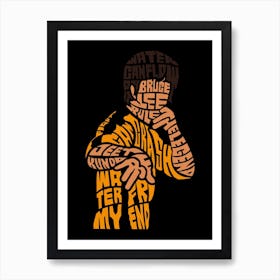 Bruce Lee Art Print
