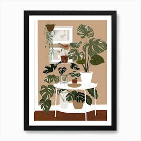 Houseplants 4 Art Print