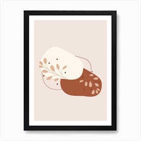 Pebbles, Boho, Bohemian, Style, Trending, Neutral, Art, Kitchen, Bedroom, Living Room, Wall Print Art Print