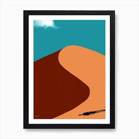Desert Shadow Art Print