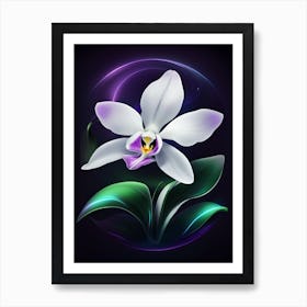 Orchid Flower 2 Art Print