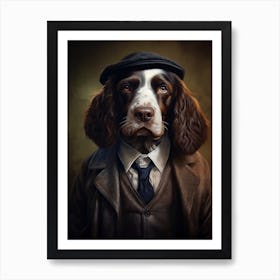 Gangster Dog English Springer Spaniel 2 Art Print