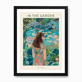 In The Garden Poster Monet S Garden France 4 Art Print