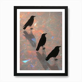 Crows Art Print