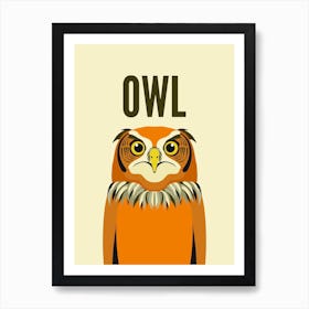 Wise Owl Art Print Art Print