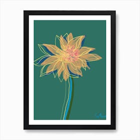 Yellow Flower Art Print