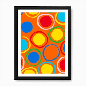 Colorful Circles 9 Art Print