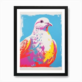 Andy Warhol Style Bird Dove Art Print