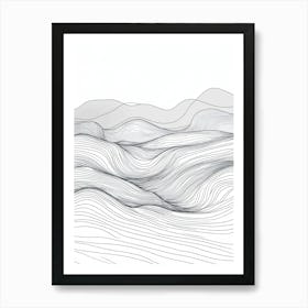 Abstract Landscape Art Print