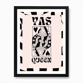 Yas Queen Of Hearts Art Print