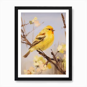 Bird Painting Yellowhammer 3 Art Print