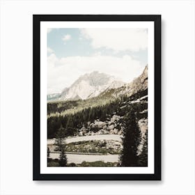 Mountainous Road Art Print