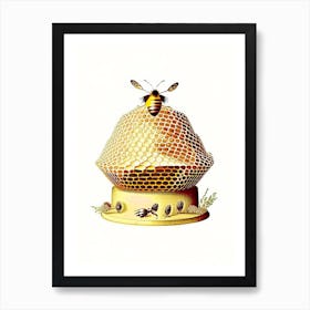 Apiculture Beehive 2 Vintage Art Print