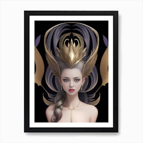 Golden Goddess #1 Art Print