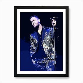 Dan Reynolds Imagine Dragons 2 Art Print