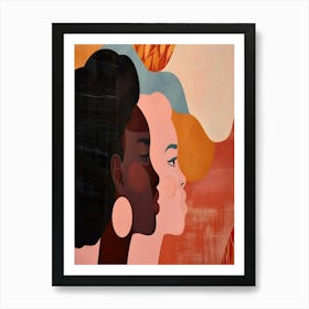 Portrait Of Women Art Print