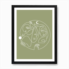 Universal Self Line Art Print