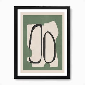 Modern Abstract Minimal Art 2 Art Print