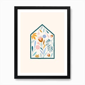 Flower House Art Print