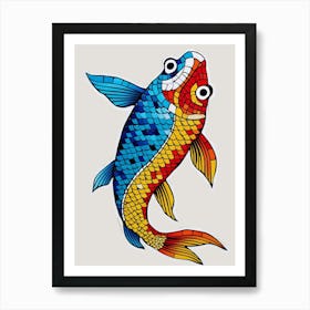 Koi Fish 3 Art Print