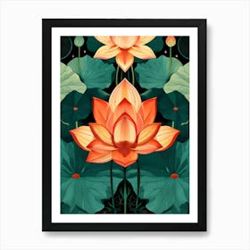 Lotus Flower 42 Art Print