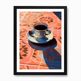 Long Black Coffee Art Print