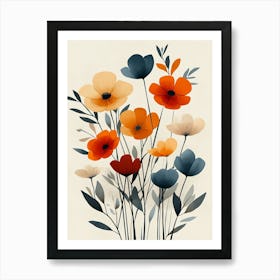 Flowers In A Vase 13 Art Print