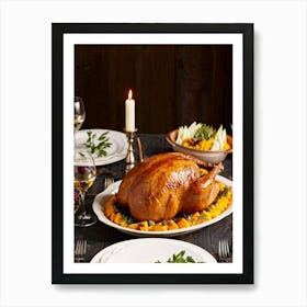 Thanksgiving Dinner Art Print