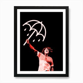 Umbrella Bring Me The Horizon Art Print