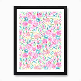 Spring Days Pink Art Print