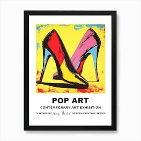 Poster High Heels Pop Art 1 Art Print