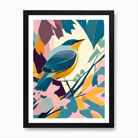 Mockingbird Pop Matisse Bird Art Print