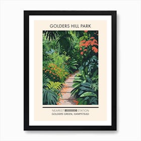 Golders Hill Park London Parks Garden 4 Art Print