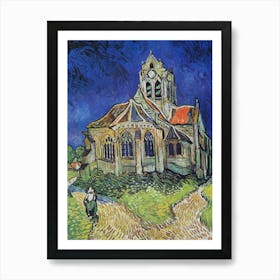 Church At Saint Michel Art Print