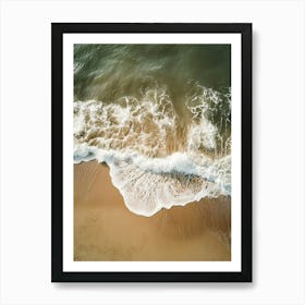 Aerial View Of A Beach 142 Art Print